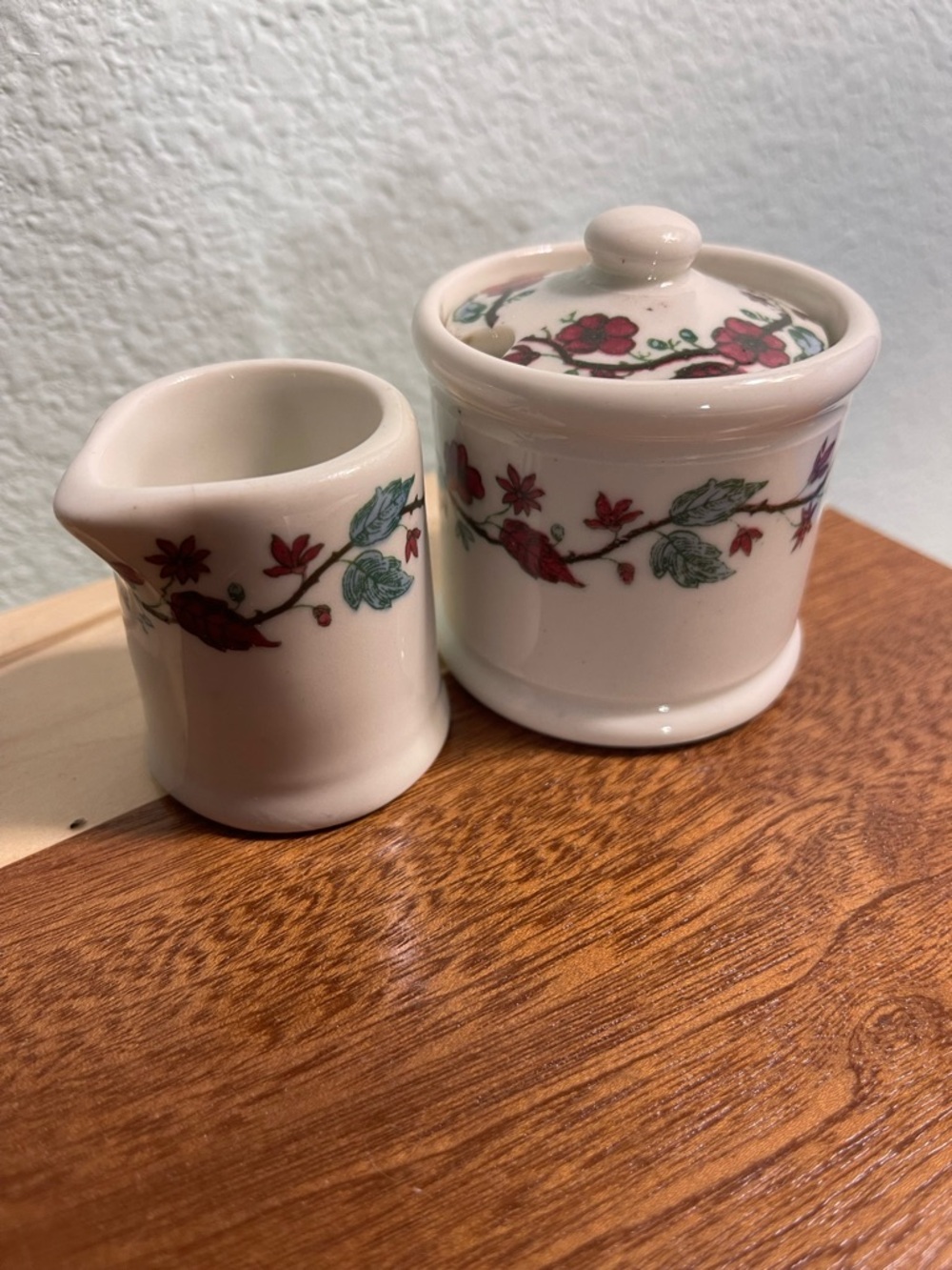 Vintage England Sugar & Creamer – Pattern No. 1948 1.5-2”